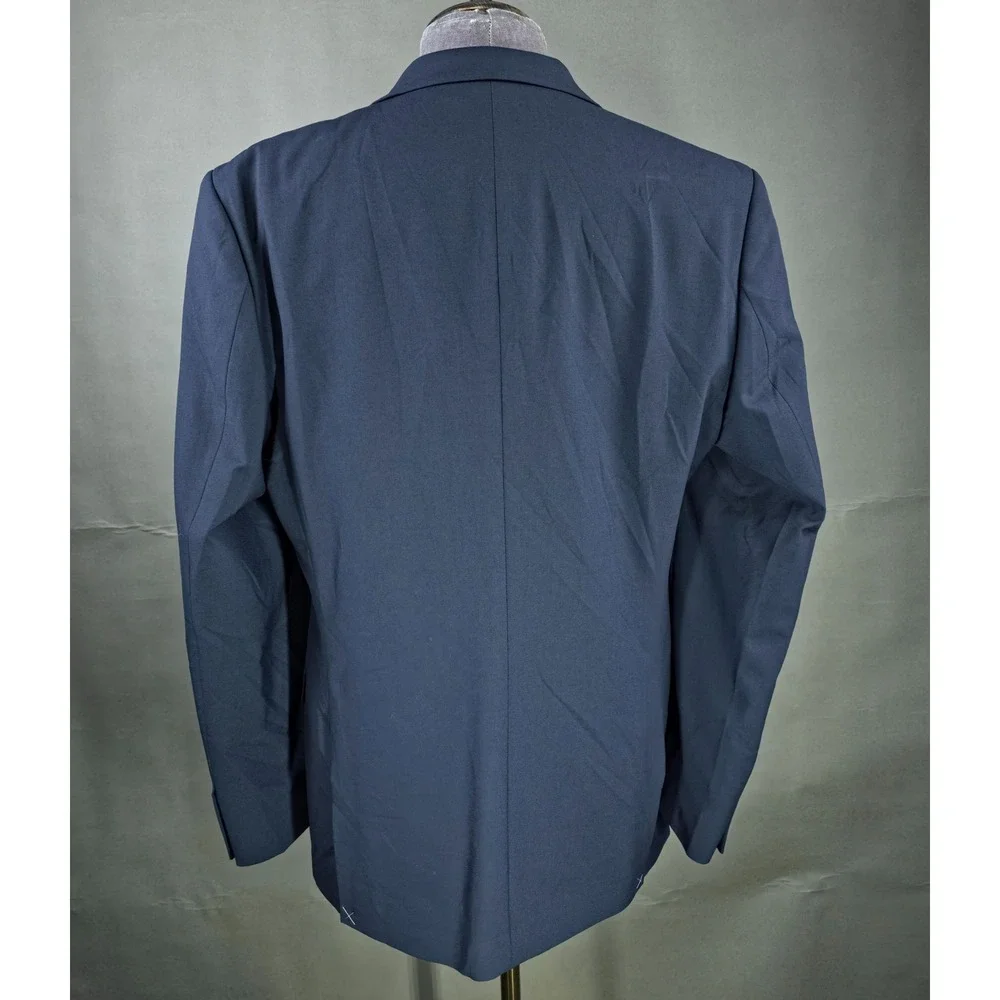 DKNY‎ Sport Coat Mens 42R Navy Duran Quiet Luxury Business Casual Polished NWT